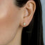 Opal CZ Stone Clover Flower Studs, Gold, Silver SHEMISLI - SS215 - Shemisli Jewels