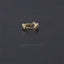 Zigzag CZ Cartilage Hoops, Gold, Silver SHEMISLI SH063