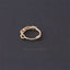 Chain Hoop Earrings, Huggies, Gold, Silver SHEMISLI SH078