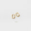 Oval Hoop Earrings, Gold, Silver SHEMISLI - SH028 - Shemisli Jewels