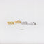 Zigzag CZ Cartilage Hoops, Gold, Silver SHEMISLI SH063 - Shemisli Jewels
