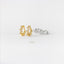 Zigzag CZ Cartilage Hoops, Gold, Silver SHEMISLI SH063 - Shemisli Jewels