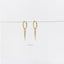 Spike Hoops Earrings, Gold, Silver Black SHEMISLI - SH091 - Shemisli Jewels