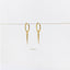 Spike Hoops Earrings, Gold, Silver Black SHEMISLI - SH091 - Shemisli Jewels
