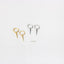 Spike Hoops Earrings, Gold, Silver Black SHEMISLI - SH091 - Shemisli Jewels