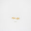 Spike Hoop Earrings, Huggies, Gold, Silver SHEMISLI SH093 - Shemisli Jewels