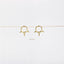 Spike Hoop Earrings, Huggies, Gold, Silver SHEMISLI SH093 - Shemisli Jewels