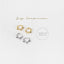 Spike Hoop Earrings, Huggies, Gold, Silver SHEMISLI SH094 - Shemisli Jewels