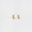 Leaf CZ Hoop Earrings, Olive Leaf Huggies, Gold, Silver SHEMISLI - SH104 - Shemisli Jewels