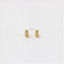 Leaf CZ Hoop Earrings, Olive Leaf Huggies, Gold, Silver SHEMISLI - SH104 - Shemisli Jewels