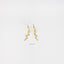 Long Serpent Dangle Hoop Earrings, Snake Huggies, Gold, Silver SHEMISLI - SH108 LR - Shemisli Jewels