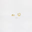 Double Layered Beaded Ear Cuff, Earring No Piercing is Needed, Gold, Silver SHEMISLI - SF022 - Shemisli Jewels