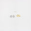 Pretzel CZ Studs Earrings, Gold, Silver SHEMISLI SS057 - Shemisli Jewels