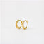 Chain Hoop Earrings, Huggies, Gold, Silver SHEMISLI SH078 - Shemisli Jewels