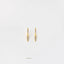 Spike Hoops Earrings, Triangle Dangle Earrings, Gold, Silver SHEMISLI - SH092 - Shemisli Jewels