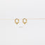 Spike Hoop Earrings, Huggies, Gold, Silver SHEMISLI SH094 - Shemisli Jewels