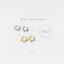 Spike CZ Hoop Earrings, Huggies, Gold, Silver SHEMISLI SH095 - Shemisli Jewels