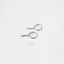 Dainty lightning Hoop Earrings, Huggies, Gold, Silver SHEMISLI SH116 LR - Shemisli Jewels