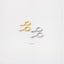 Dainty lightning CZ Hoop Earrings, Huggies, Gold, Silver SHEMISLI SH431 (plain hoop), SH117 (cz hoop) LR - Shemisli Jewels