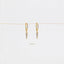 Spike Hoops Earrings, Triangle Dangle Earrings, Gold, Silver SHEMISLI - SH092 - Shemisli Jewels