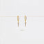 Spike Hoops Earrings, Triangle Dangle Earrings, Gold, Silver SHEMISLI - SH092 - Shemisli Jewels