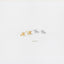 Tiny Beaded Cross Studs Earrings, Gold, Silver SHEMISLI SS047 - Shemisli Jewels