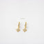 Star Paved Hoop Earrings, CZ Drop Huggies, Gold, Silver SHEMISLI SH109 - Shemisli Jewels