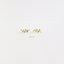 Tiny Leaf Stud Earrings, Gold, Silver SHEMISLI SS083 LR - Shemisli Jewels