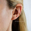 CZ Link Ear Cuff, Earring No Piercing is Needed, Gold, Silver SHEMISLI SF018 - Shemisli Jewels