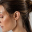 Tiny Beaded Cross Studs Earrings, Gold, Silver SHEMISLI SS047 - Shemisli Jewels