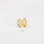 Marquise CZ Hoop Earrings, Huggies, Gold, Silver SHEMISLI SH064 - Shemisli Jewels