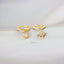 Mismatched Star Moon Hoop Earrings, Pave CZ Drop Huggies, Gold, Silver SHEMISLI - SH115 - Shemisli Jewels