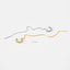 CZ chain Ear Cuff, Only One Ear Lobe Piercing is Needed, No Conch Piercing Needed, Gold, Silver SHEMISLI SF041 NOBKG - Shemisli Jewels