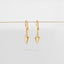 Hexagon Spike Hoops Earrings, Gold, Silver, Black SHEMISLI - SH179 - Shemisli Jewels