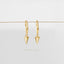 Hexagon Spike Hoops Earrings, Gold, Silver, Black SHEMISLI - SH179 - Shemisli Jewels