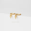 Hexagon Spike Hoops Earrings, Gold, Silver, Black SHEMISLI - SH179 - Shemisli Jewels