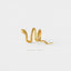 Serpent Cuff, Snake Earrings, Gold, Silver SF046 LR - Shemisli Jewels