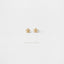 Tiny CZ Flower Studs Earrings with Screw Ball End (Type B), Gold, Silver SHEMISLI SS337 - Shemisli Jewels