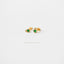 Tiny Emerald Teardrop Studs, Green Stone Earrings, May Birthstone Studs, Gold, Silver SHEMISLI - SS141 - Shemisli Jewels