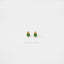 Tiny Emerald Teardrop Studs, Green Stone Earrings, May Birthstone Studs, Gold, Silver SHEMISLI - SS141 - Shemisli Jewels