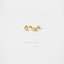 Tiny CZ stone Teardrop Studs, Gold, Silver SHEMISLI - SS140 - Shemisli Jewels