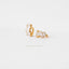 CZ Hoop Earrings, Huggies, Gold, Silver SHEMISLI SH192 LR - Shemisli Jewels