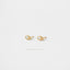 Tiny CZ stone Teardrop Studs, Gold, Silver SHEMISLI - SS140 - Shemisli Jewels