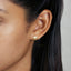 Tiny Circle Studs Earrings, Gold, Silver SHEMISLI SS065 - Shemisli Jewels
