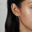 Tiny CZ stone Teardrop Studs, Gold, Silver SHEMISLI - SS140 - Shemisli Jewels