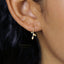 Dainty Branch Leaf Climber Earrings, Gold, Silver SHEMISLI - SS165 NOBKG LR - Shemisli Jewels