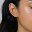 Tiny Leaf Stud Earrings, Gold, Silver SHEMISLI SS083 LR - Shemisli Jewels