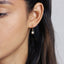 Sun Drop Hoop Earrings, Huggies, Gold, Silver SHEMISLI - SH167 - Shemisli Jewels