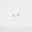 Tiny Leaf CZ Earrings, Gold, Silver SHEMISLI - SS176 Butterfly End, SS767 Screw Ball End (Type A) LR - Shemisli Jewels