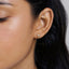 Vintage Opal Stud Earrings, Gold, Silver SHEMISLI - SS068 Butterfly End, SS453 Screw Ball End (Type A) - Shemisli Jewels
